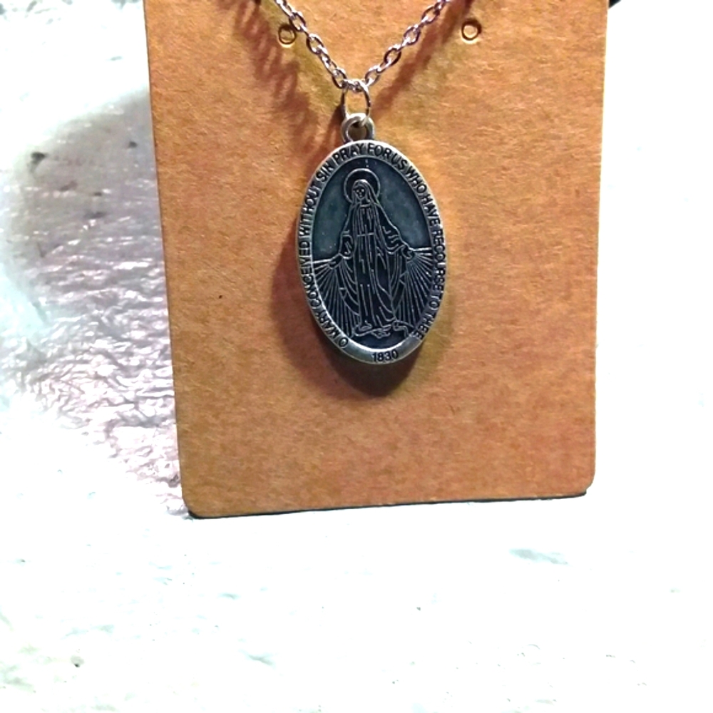 Virgin Mary Necklace